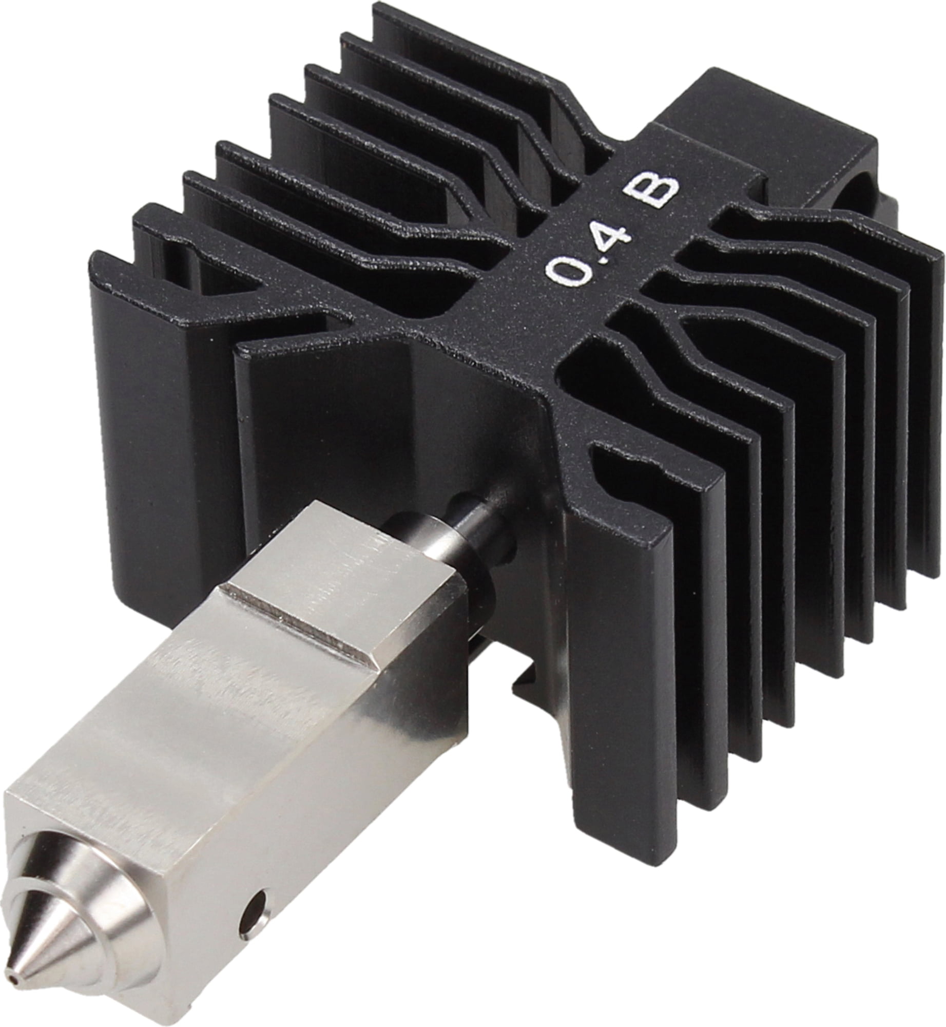 Närbild på en nozzle märkt 0.4B